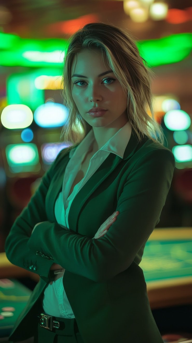 Live dealer tournament table during competition round